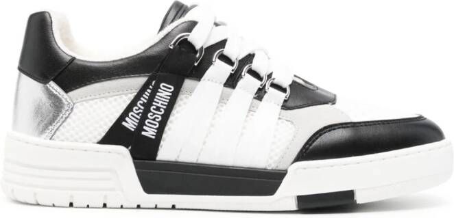 Moschino Leren sneakers Wit