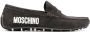 Moschino Loafers met logopatch Zwart - Thumbnail 1
