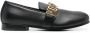 Moschino Loafers met logoplakkaat Zwart - Thumbnail 1