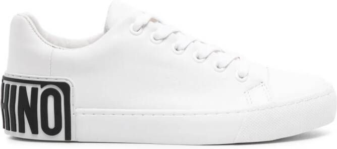 Moschino Sneakers verfraaid met logo Wit