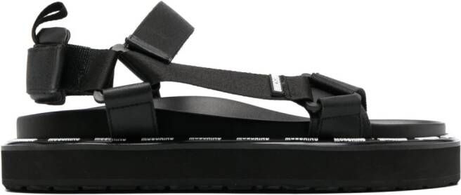 Moschino Sandalen met tie-dye print Zwart