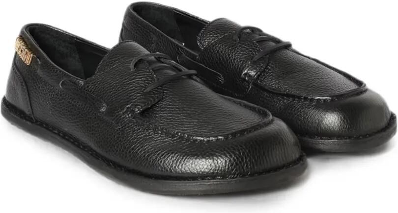 Moschino Adrian logo-plaque loafers Zwart - Foto 3