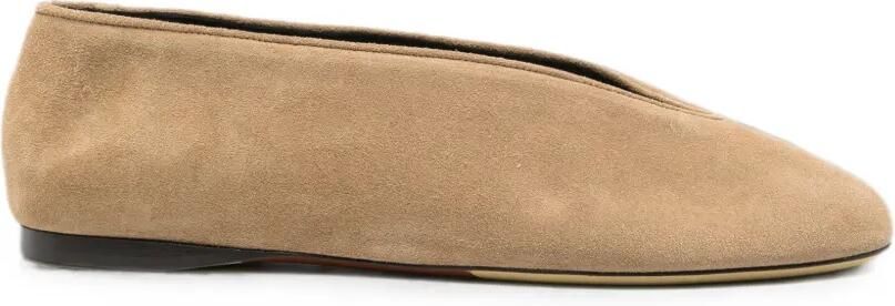 Moschino Ballerina's met ronde neus Beige