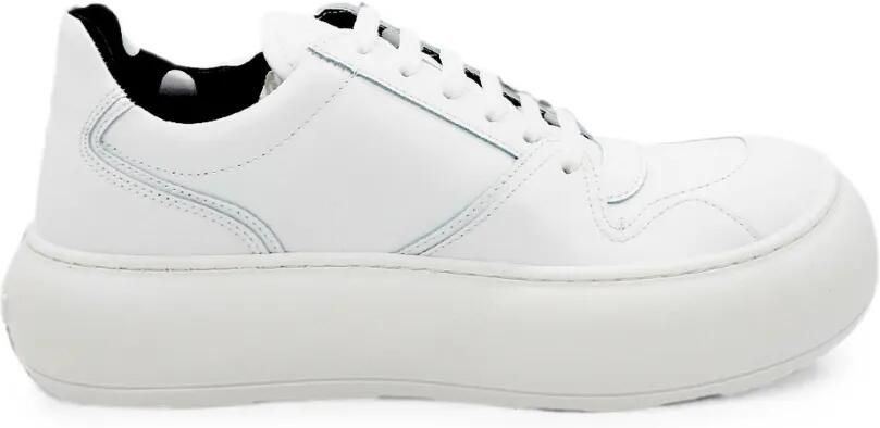 Moschino Becco square-toe sneakers Wit