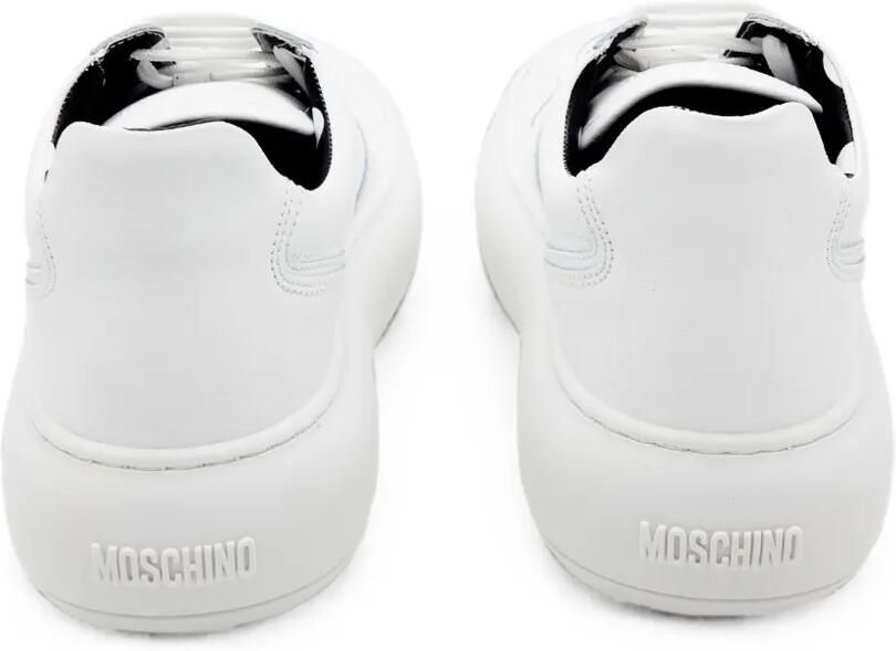 Moschino Becco square-toe sneakers Wit - Foto 4