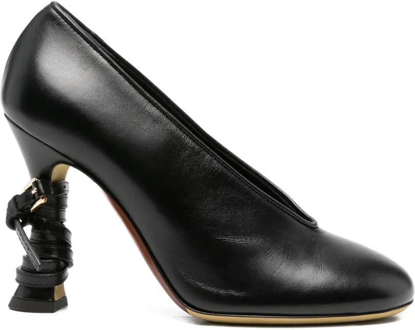 Moschino Bewerkte pumps Zwart