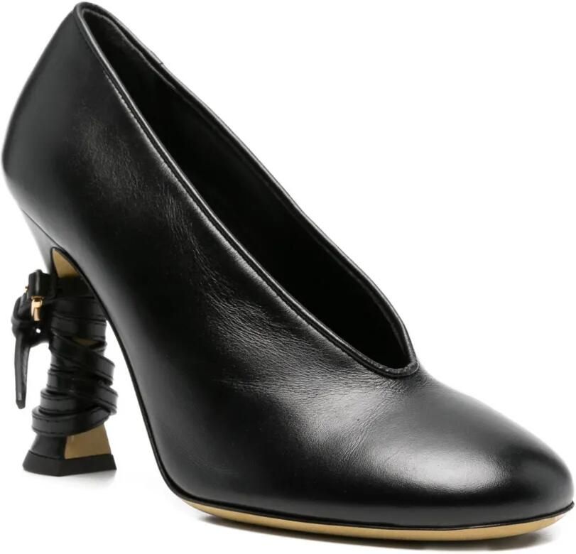 Moschino Bewerkte pumps Zwart - Foto 2