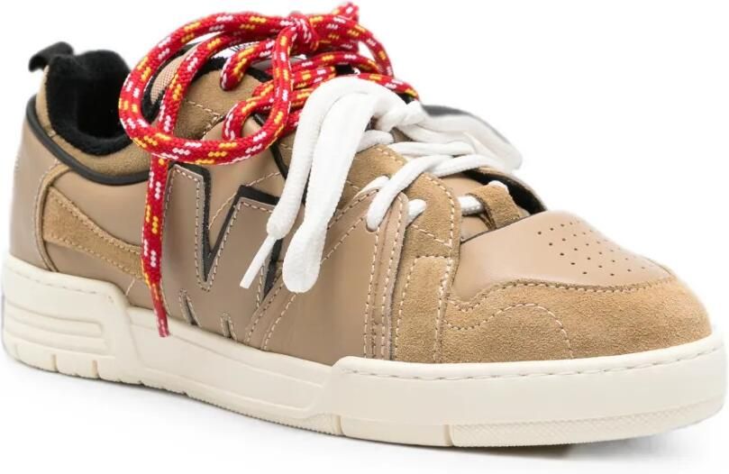 Moschino Chemo sneakers met vlakken Beige - Foto 3