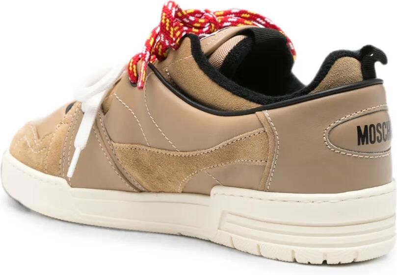 Moschino Chemo sneakers met vlakken Beige - Foto 2