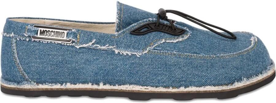 Moschino Denim loafers Blauw