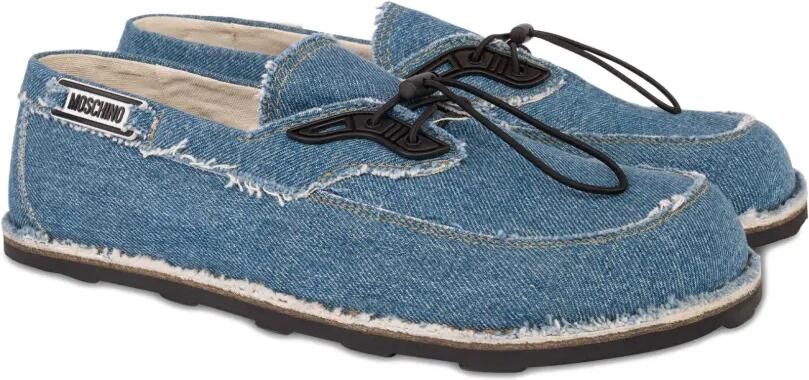 Moschino Denim loafers Blauw - Foto 3