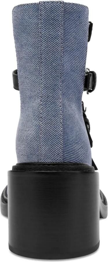 Moschino Denim pumps met gesp Blauw - Foto 3