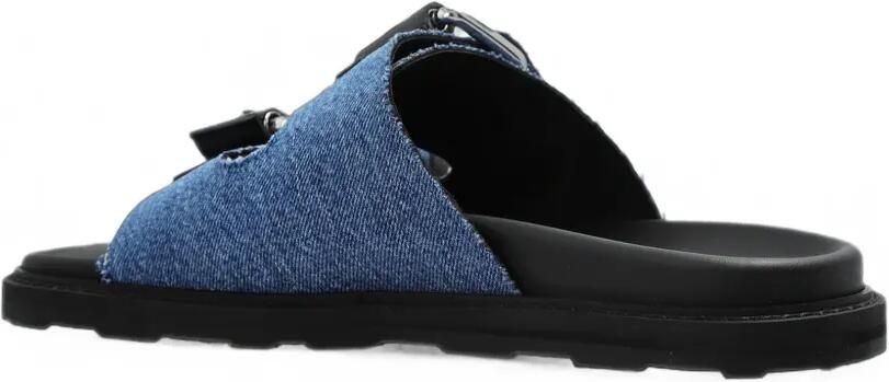 Moschino Denim sandalen met gespsluiting Blauw - Foto 5