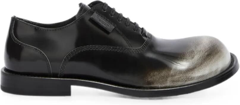 Moschino Derby schoenen met vervaagd effect Zwart