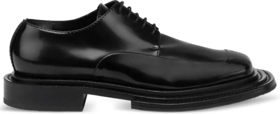 Moschino Derby veterschoenen Zwart