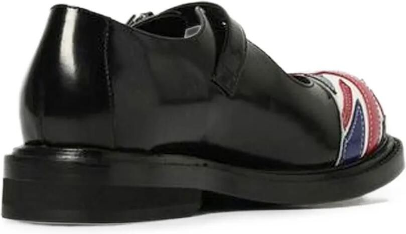 Moschino English Olivia Union Jack Mary Janes Zwart - Foto 4