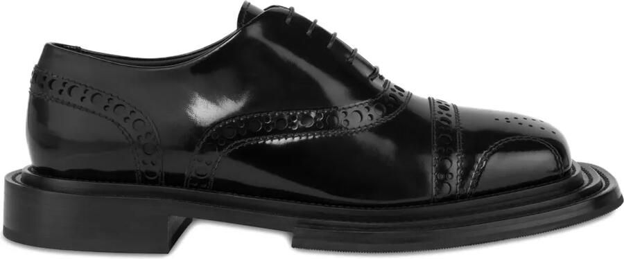 Moschino Gespschoenen met brogue detail Zwart