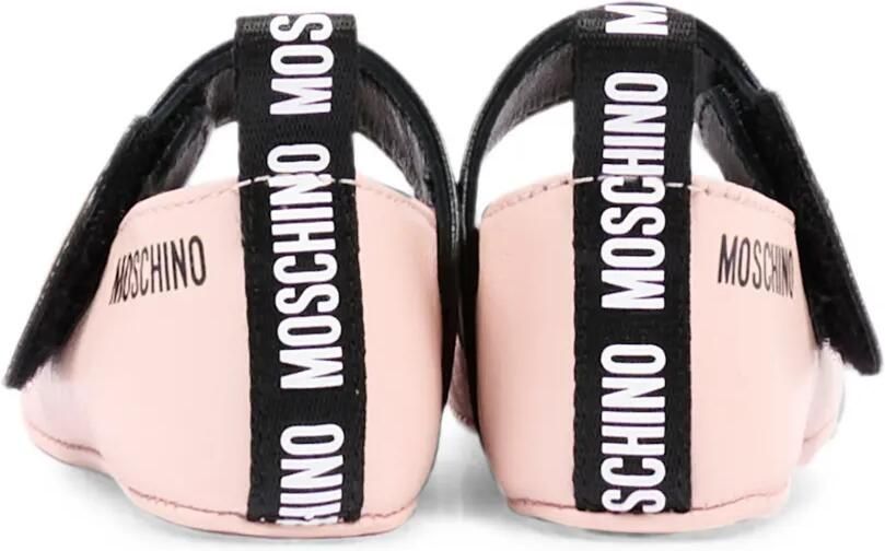Moschino Kids Ballerina's met klittenband en teddybeer-print Roze - Foto 5