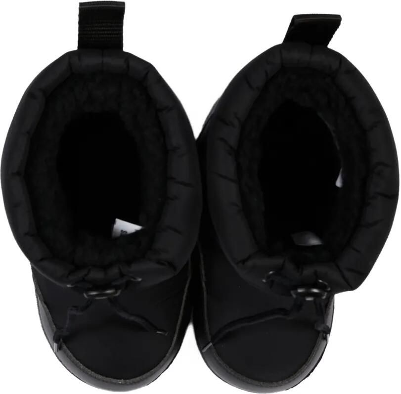 Moschino Kids Laarzen met teddybeer patch Zwart - Foto 2