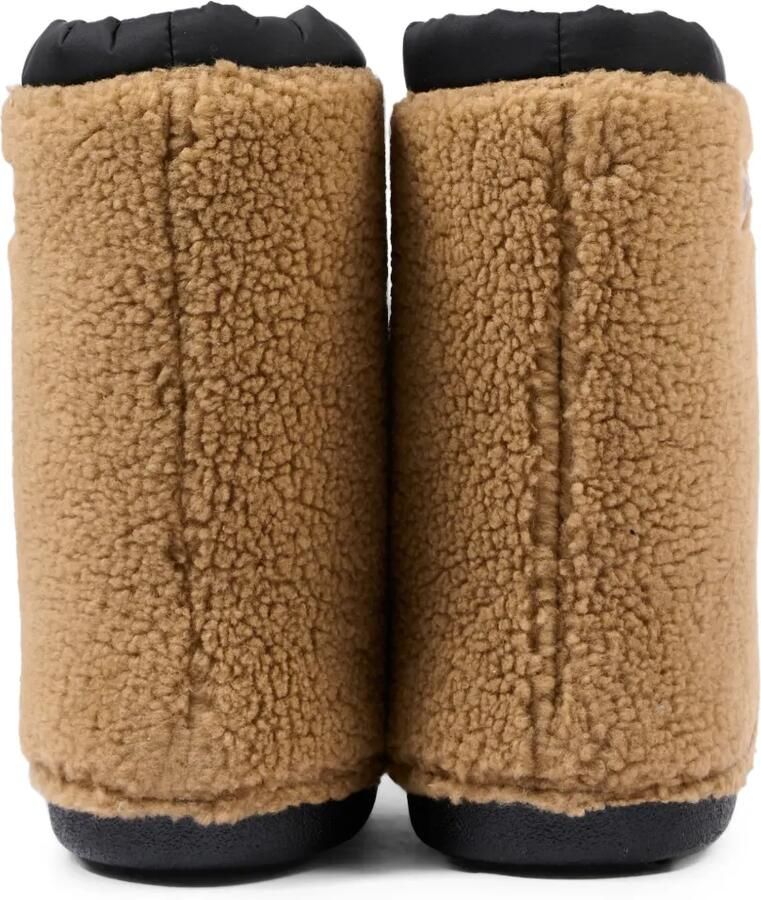 Moschino Kids Laarzen van imitatielamswol met logo-patch Beige - Foto 4