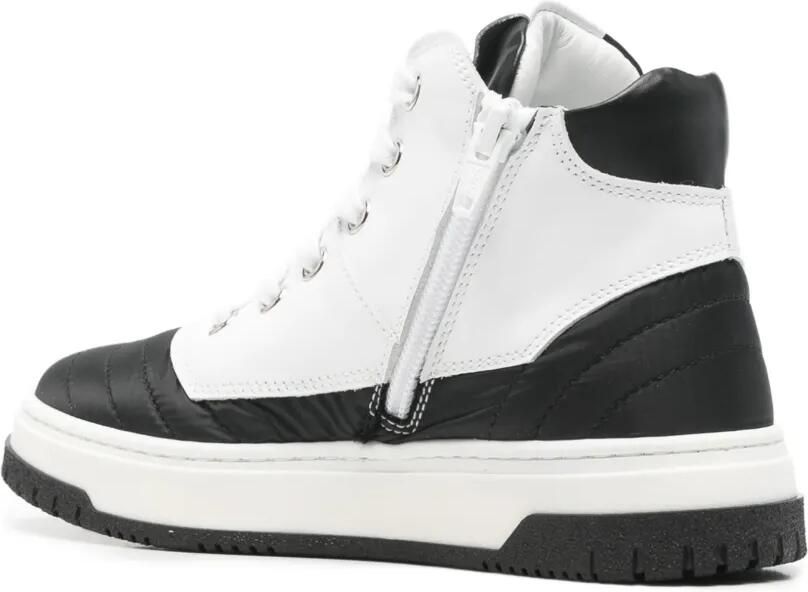 Moschino Kids Sneakers met vlakken Wit - Foto 2