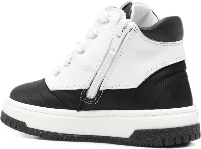 Moschino Kids Gewatteerde sneakers met logoprint Wit - Foto 2