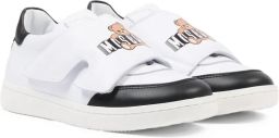 Moschino Kids Low-top sneakers met applicatie Wit