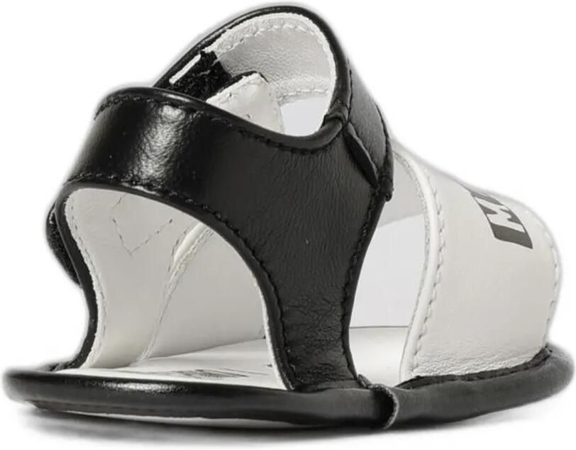 Moschino Kids Sandalen met logoprint Zwart - Foto 3