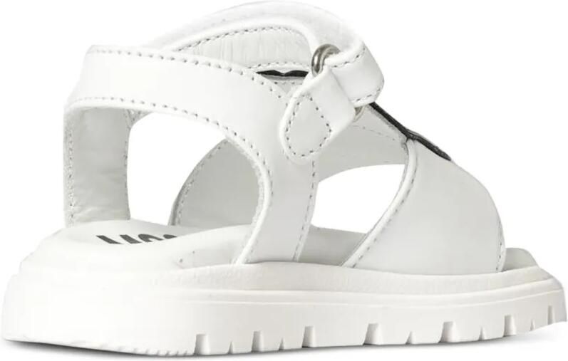Moschino Kids Sandalen met teddybeerpatch Wit - Foto 2