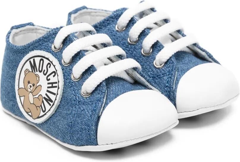 Moschino Kids Sneakers Blauw