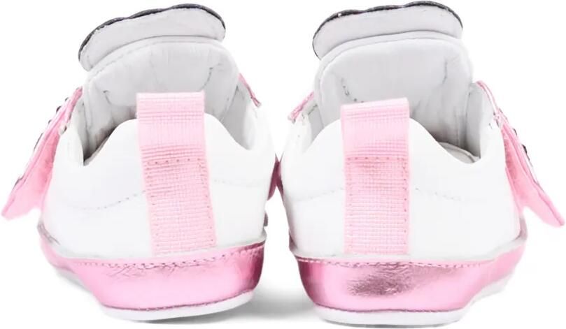 Moschino Kids Sneakers met klittenband Wit - Foto 5