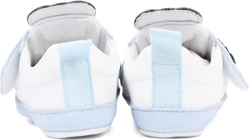 Moschino Kids Sneakers met klittenband Wit - Foto 4