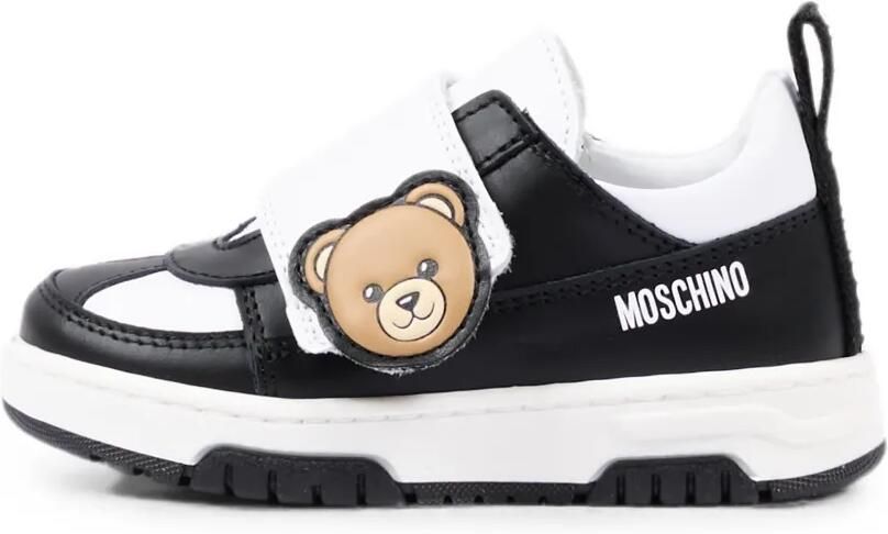 Moschino Kids Sneakers met klittenband Zwart - Foto 5