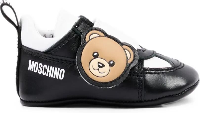 Moschino Kids Sneakers met klittenband Zwart - Foto 5