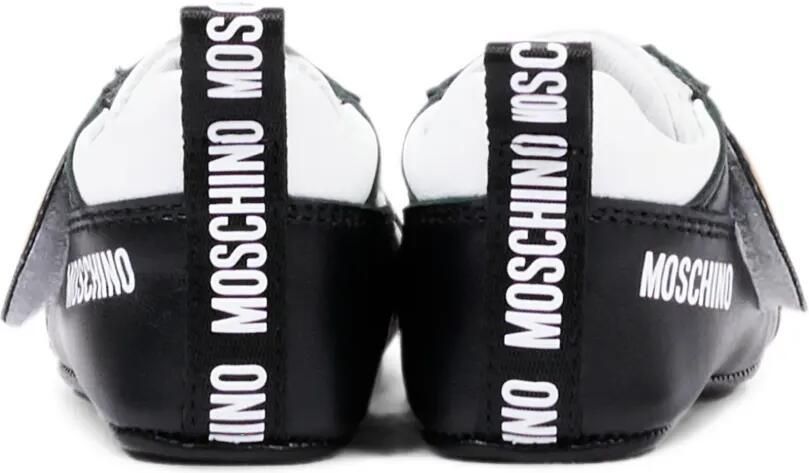 Moschino Kids Sneakers met klittenband Zwart - Foto 4