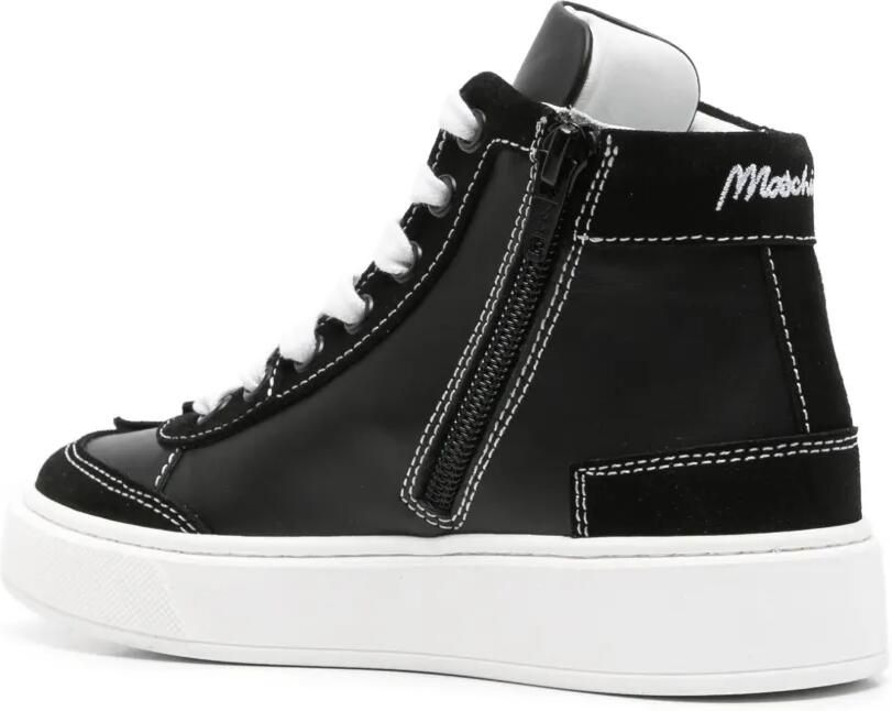 Moschino Kids Sneakers met teddybeer patch Zwart - Foto 2