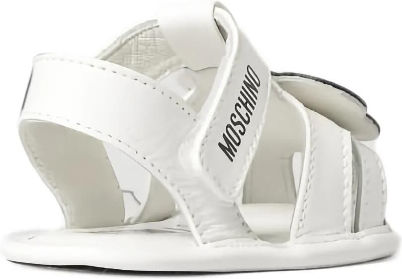 Moschino Kids Sandalen met teddybeerpatch Wit - Foto 3