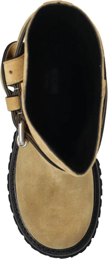 Moschino Laarzen met gespbandje Beige - Foto 5