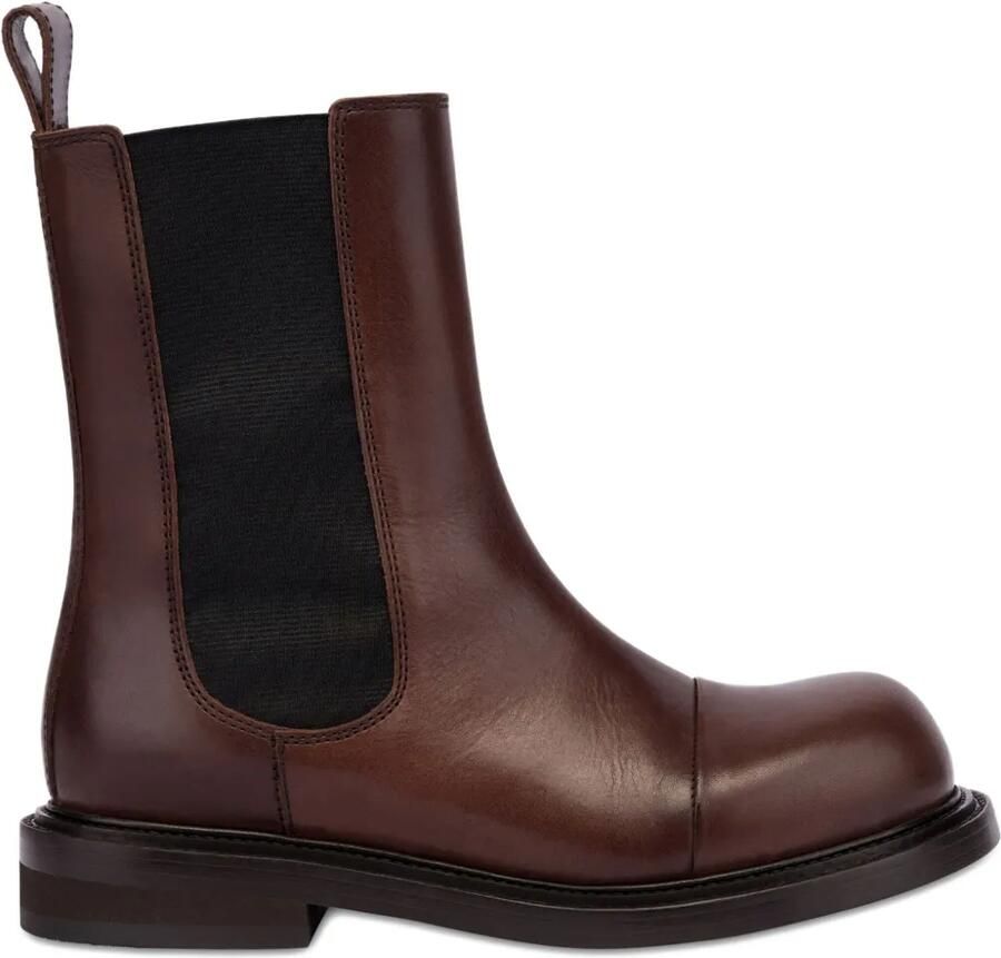 Moschino Leren Chelsea laarzen Bruin