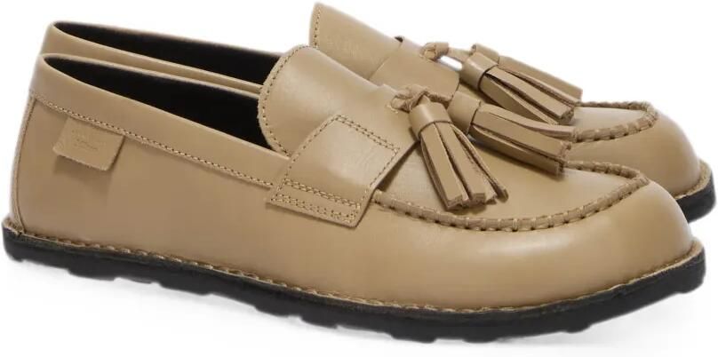 Moschino Leren loafers met kwastjes Beige - Foto 4