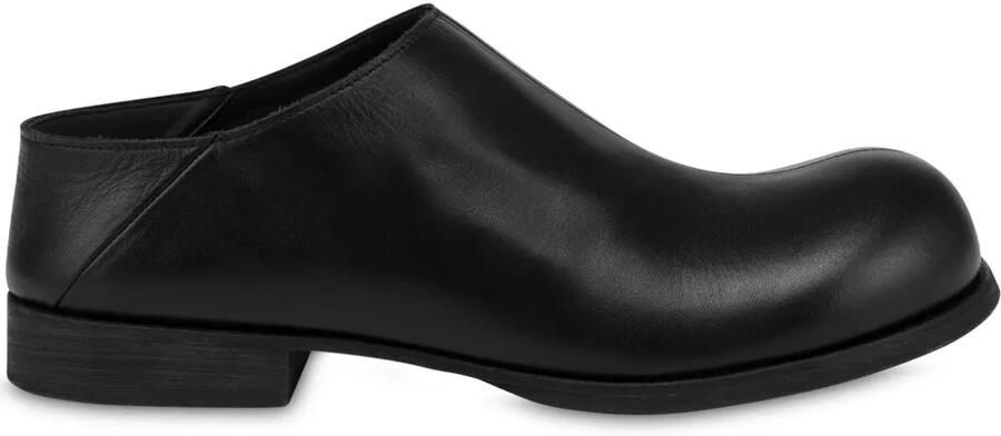 Moschino Leren loafers Zwart