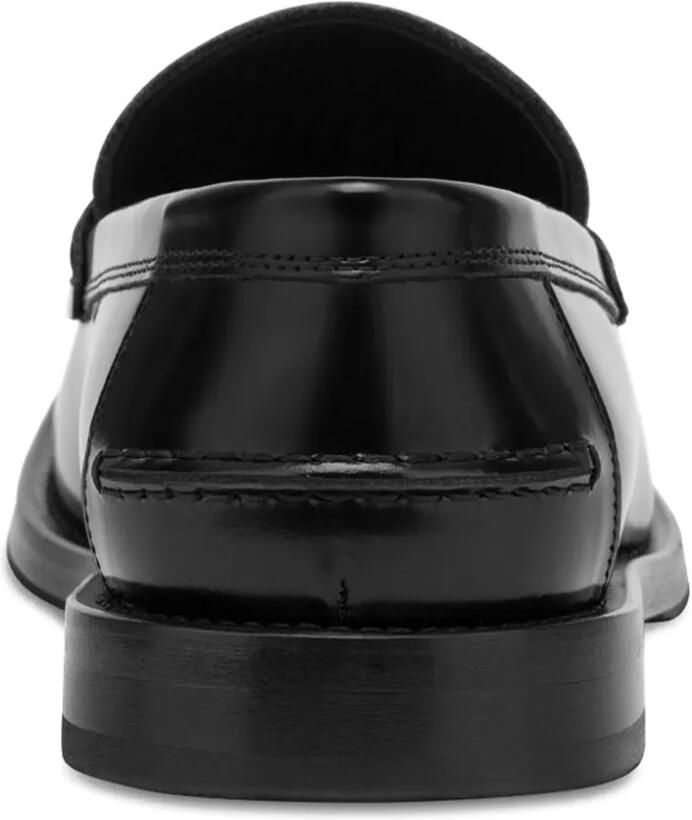 Moschino Leren penny loafers Zwart - Foto 2