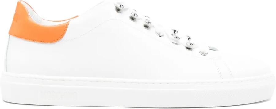 Moschino Leren sneakers Wit