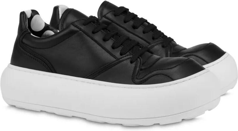 Moschino Leren sneakers Zwart - Foto 3
