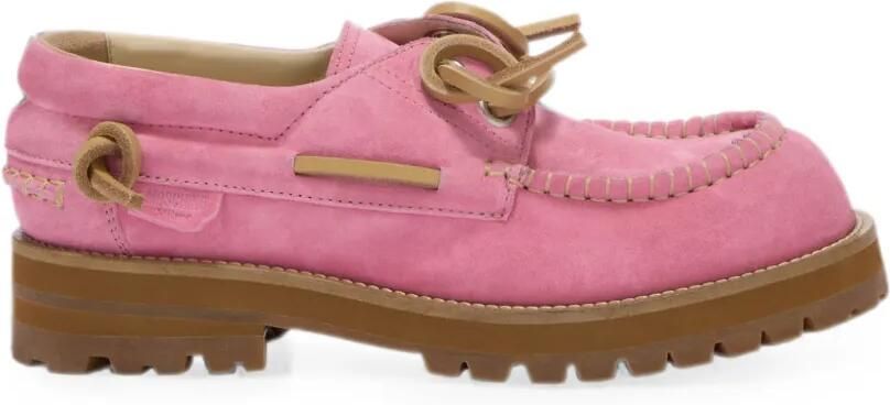 Moschino Loafers met veters Roze
