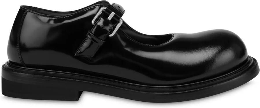Moschino Loafers van lakleer Zwart