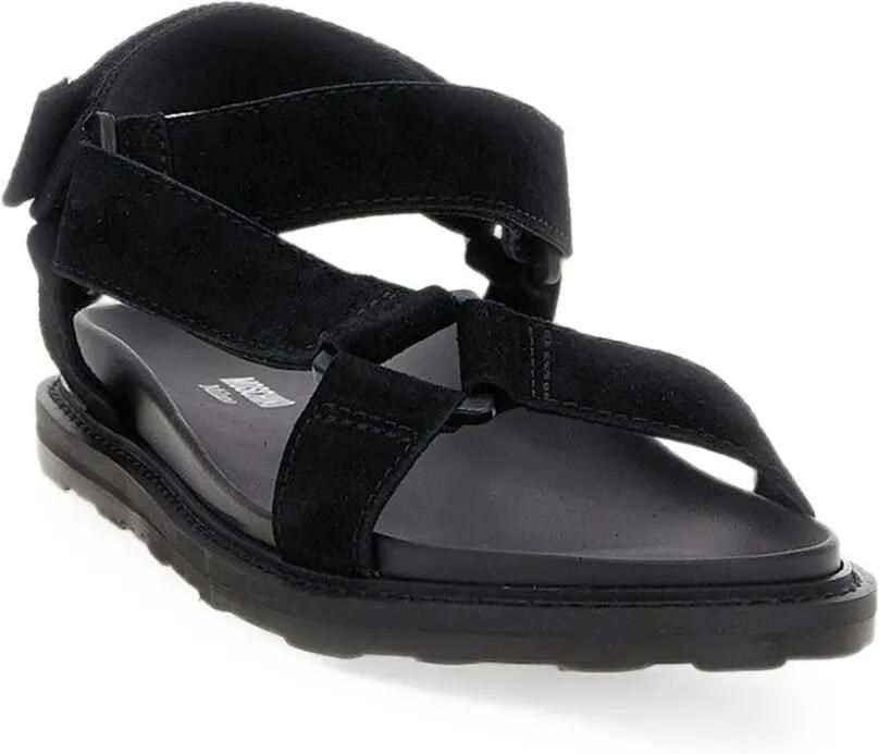 Moschino logo-print touch-strap sandals Zwart - Foto 2