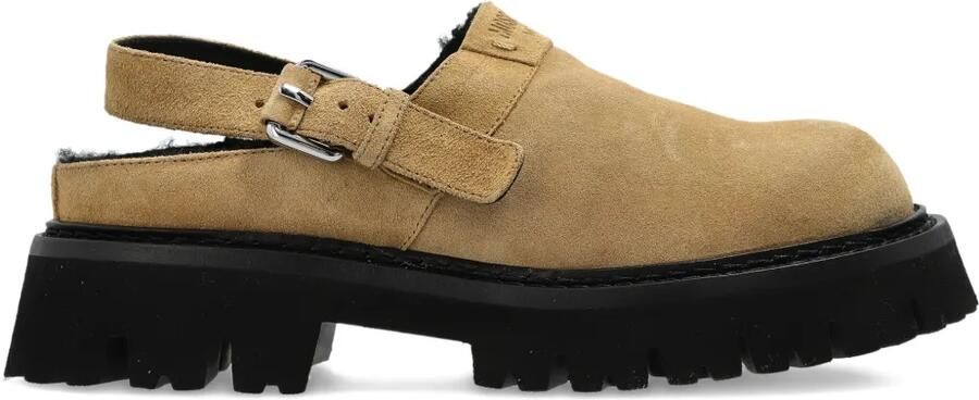 Moschino Muiltjes met gespbandje Beige