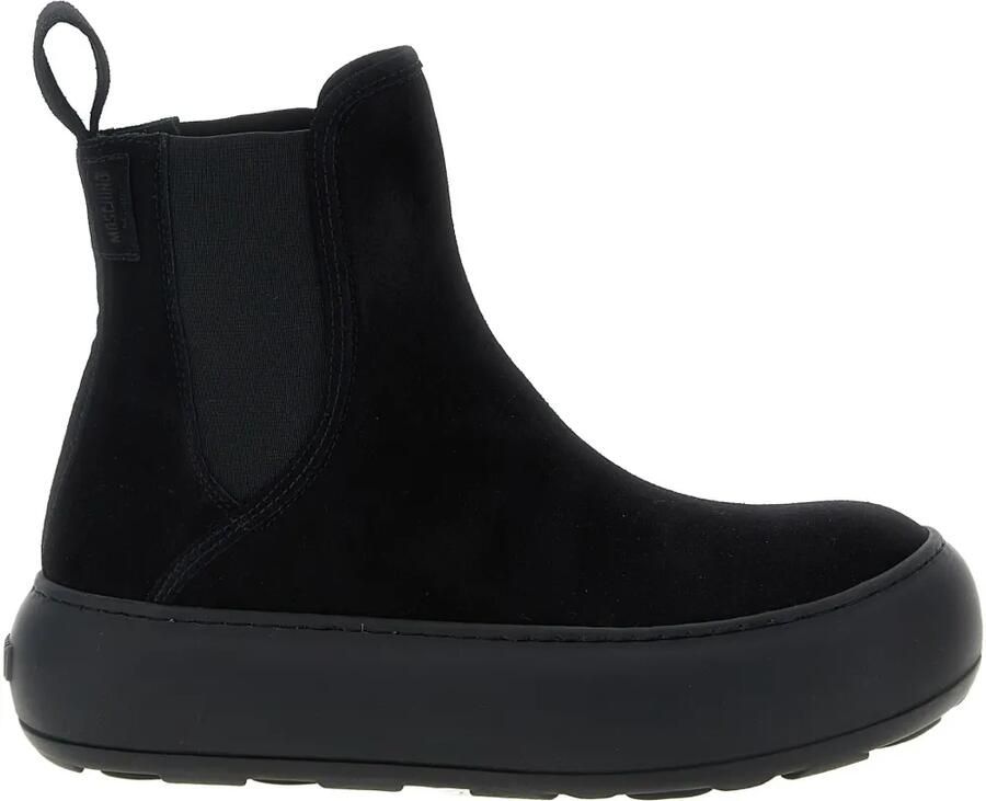 Moschino Ollie enkellaarzen Zwart