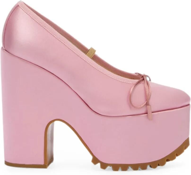 Moschino Pumps met plateauzool Roze